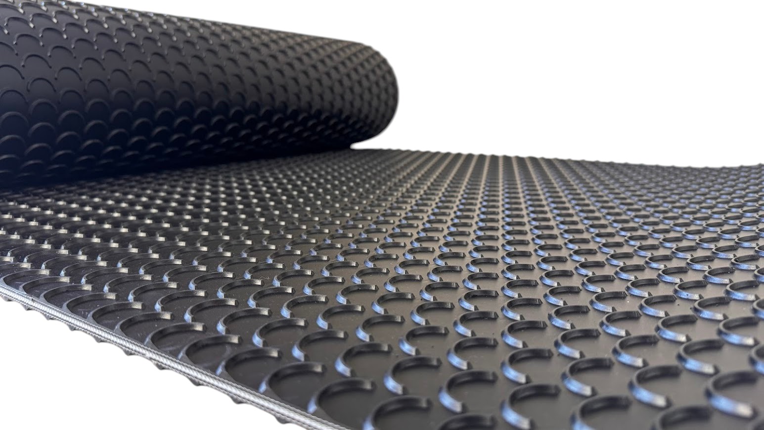 Транспортерна стрічка ПВХ з серповидним шевроном